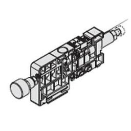 SMC Regulator Block, Pressure Gauge, Top Mounting