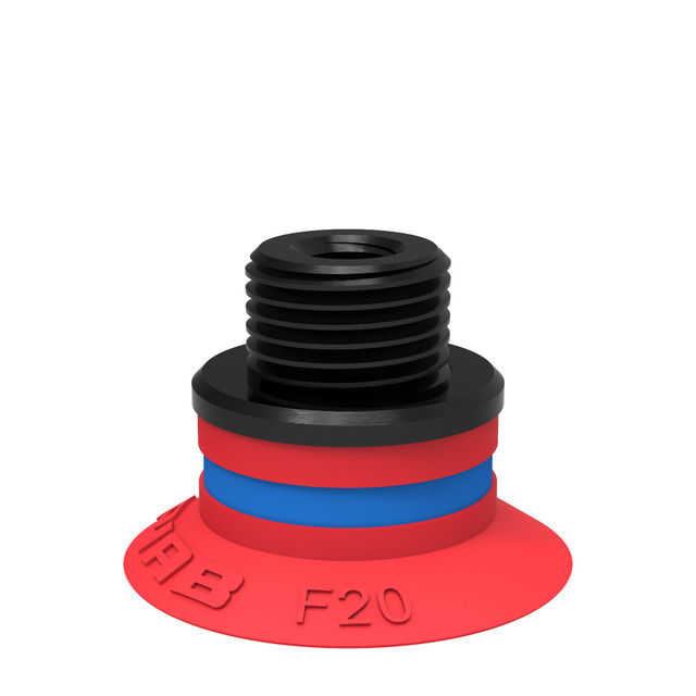 Piab Suction cup F20 Silicone G1/8" male/M5 female