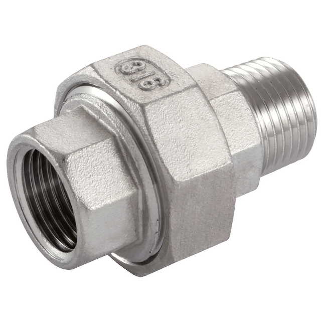 Haitima 4" BSP/T Fem/Male Hex Union 316