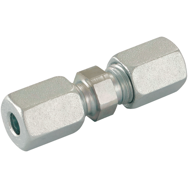 Danfoss Waltech 10MM X 10MM OD Equal Coupler Steel (L)