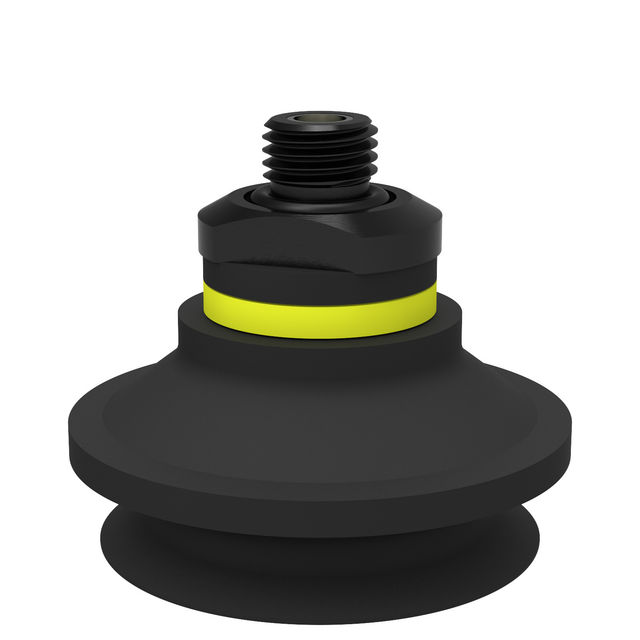 Piab Suction cup B50-2 Nitrile-PVC, filter G1/4" male, dual flow control valve, mesh filter