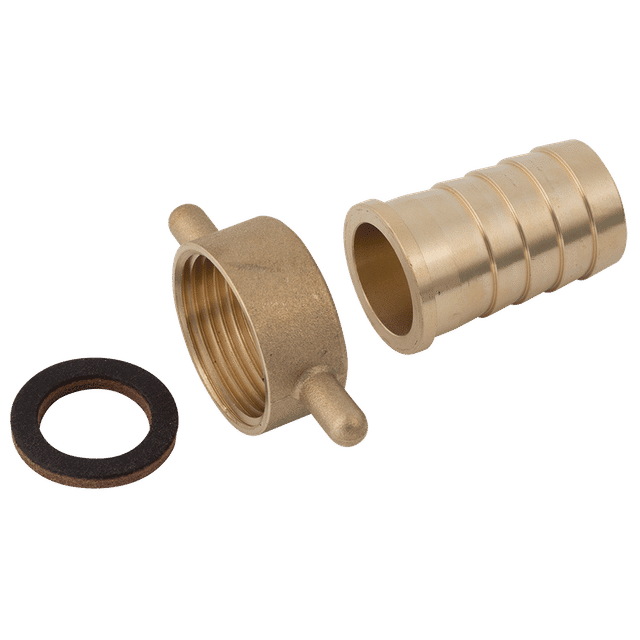FT Pro 3/4" BSPP Female Lugged Nut X 1/2" Hose Tail