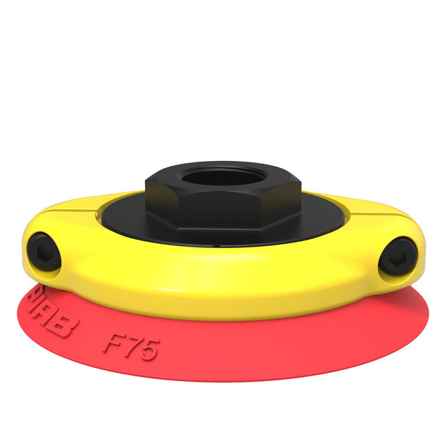 Piab Suction cup F75 Silicone G3/8" female, mesh filter