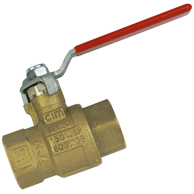 FT Pro 3/4"BSP Brass Ball Valve NPT Lever Handle