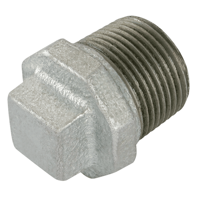 GF 1/4" BSPT Male Beaded Plug Galvanised GF290G