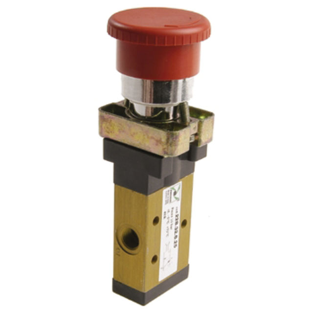 Pneumax 1/8" BSPP Female Push Button Valve
