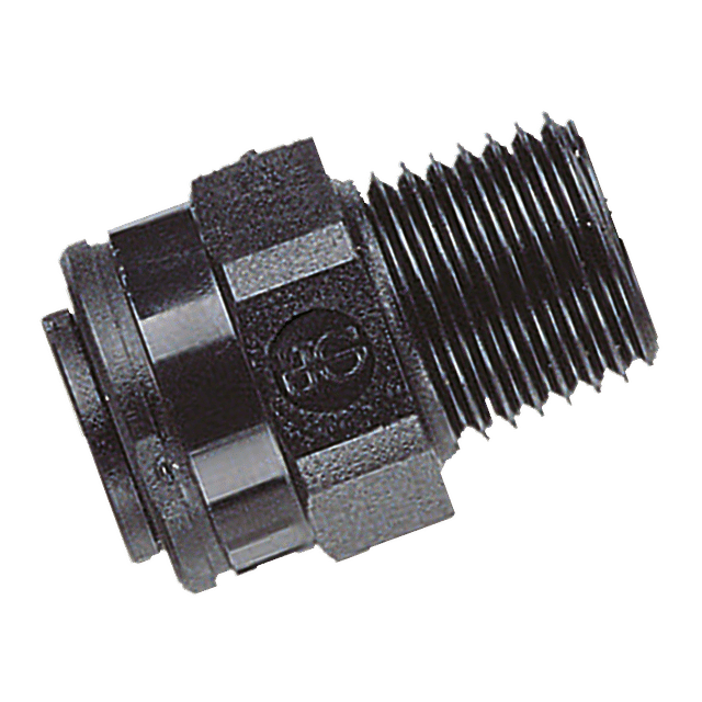 John Guest 12MM OD X 1/2" BSPT Male Straight Adaptor