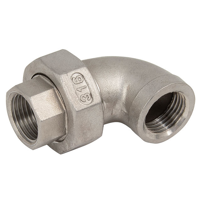 FT Pro 1/2" BSPP Female Flat Union Elbow