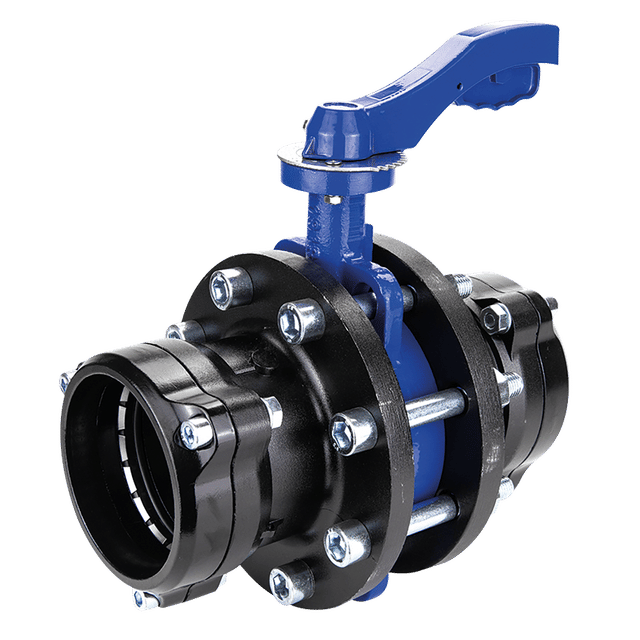 Aircom 110MM QL Butterfly Valve Tube X Tube SS