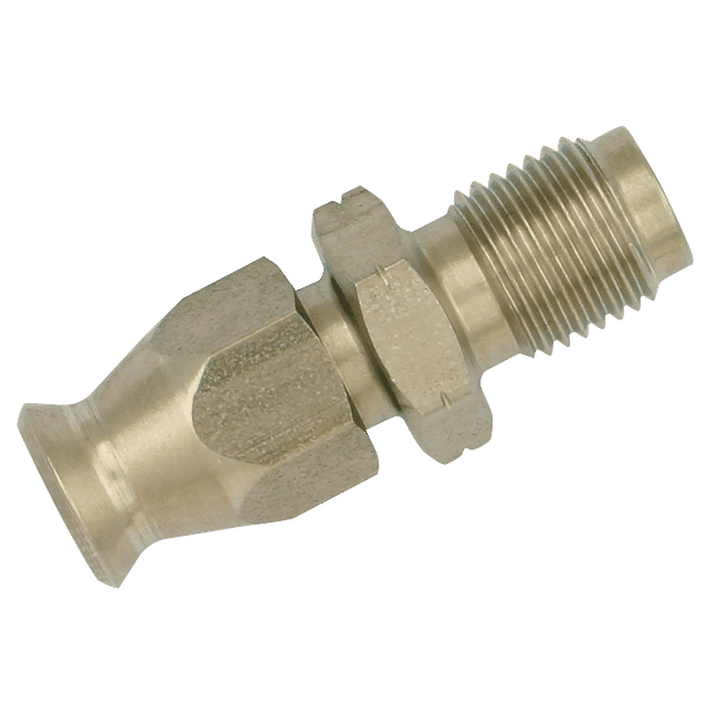 Goodridge M10 X 1 Metric Reusable Straight for 600 Hose Chrome