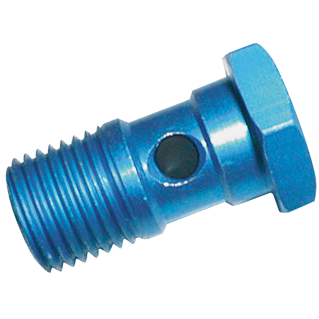 FT Pro 1/8" BSPT Blue Aluminium Banjo Bolt
