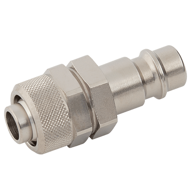 Parker Rectus Tema 04X06MM OD Hose Plug & Nut Brass Nickel