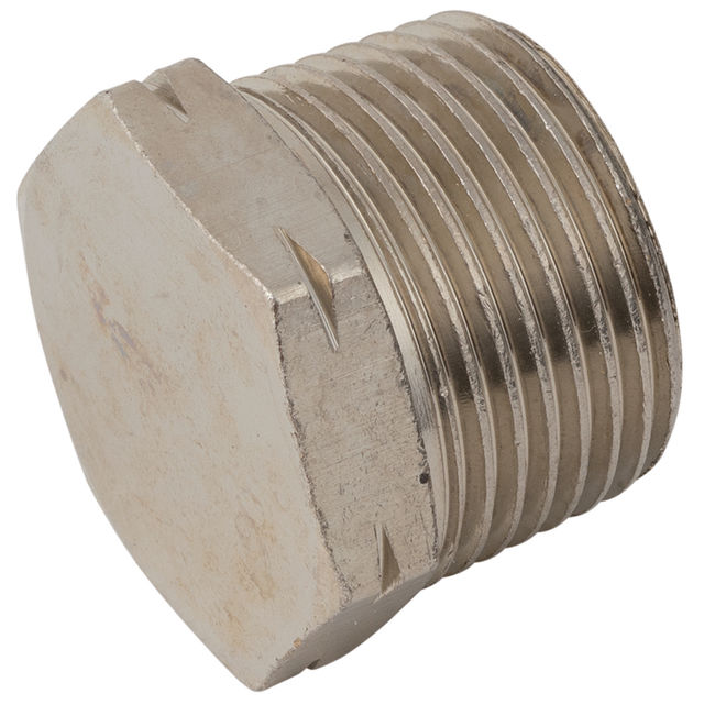 FT Pro 1/2" BSPT Male Hexagonal Solid Plug