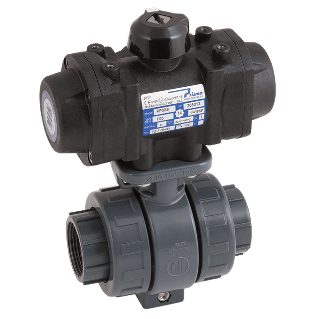 FT Pro 1.1/4" BSP SA 2 Way PVC/Viton Valve