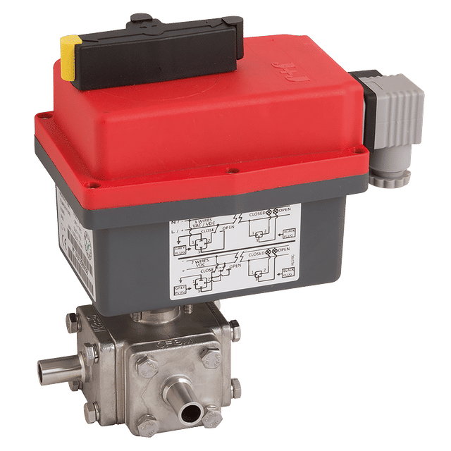 J+J 4" ODBW SS 3WT C/F F/W J4CS140 MV Actuator