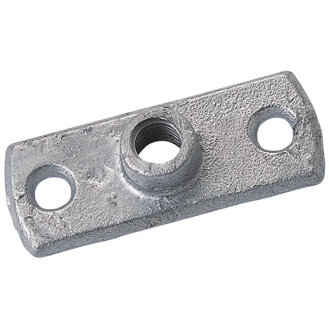 Crane M12METRIC Tapped Backplate FIG515 Galvanised