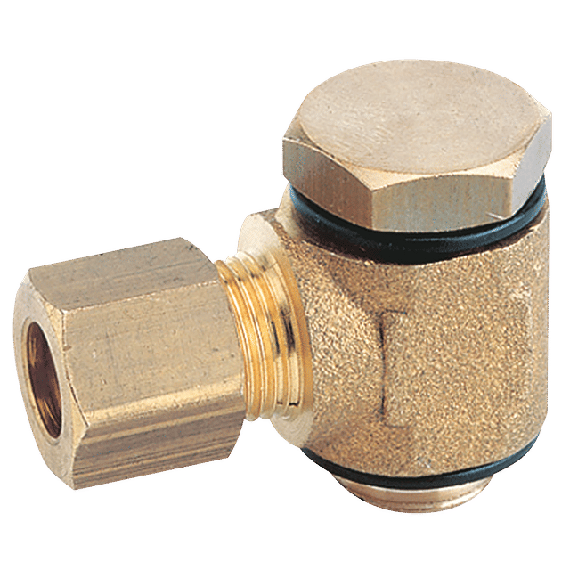 Aignep 1/4" BSPP Male X 6MM OD Single Banjo Body with Stem