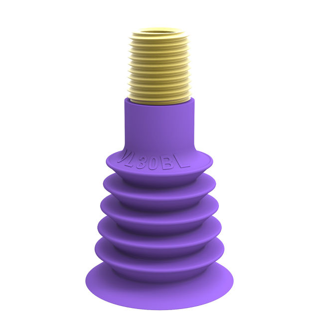 Piab Suction cup VL30BL, 1/4"NPT-1/8"NPSF