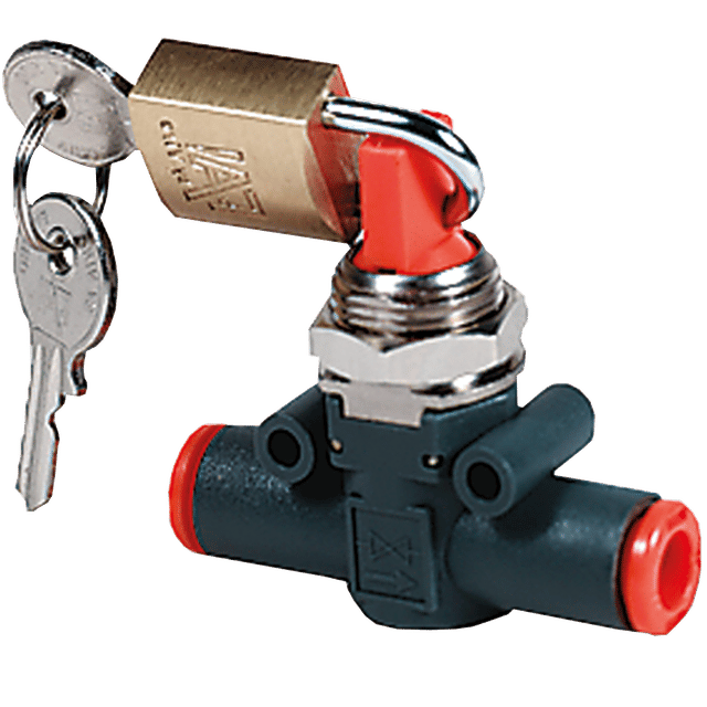Metal Work Inline Shut/Off Valve Lock V2VL 8MM Tube