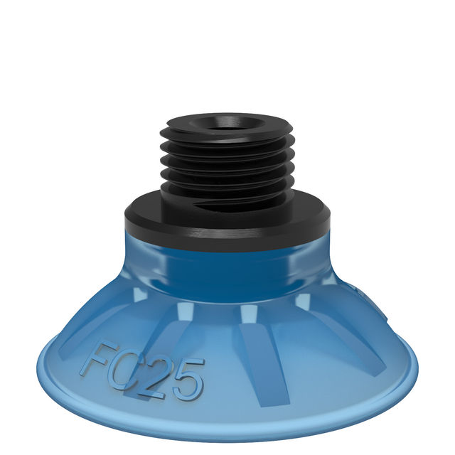 Piab Suction cup FC25P Polyurethane 50 G1/8" male/M5 female, mesh filter