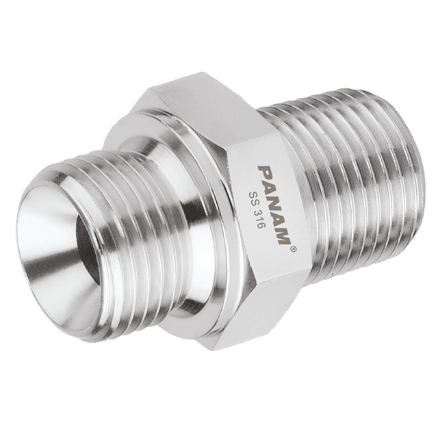 PANAM 1/8" BSP X 1/4" NPT Male/Male