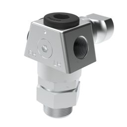 Piab Suction cup holder - Lock pin 19 - LH/RH- G3/8" M - G1/4" F - 1/8" NPSF