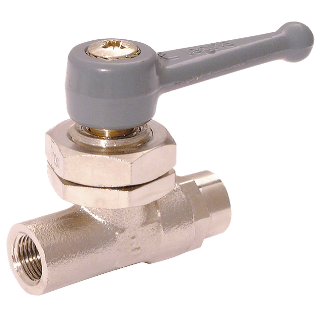 Parker Legris 1/4" BSPF X 7MM 12MM OD Ball Valve 2/2 with Push-In