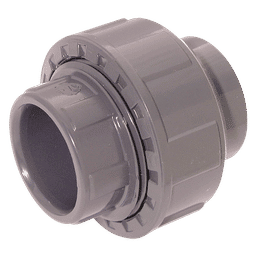 "Comer 3/4"" ID ABS Split Union Light Grey"