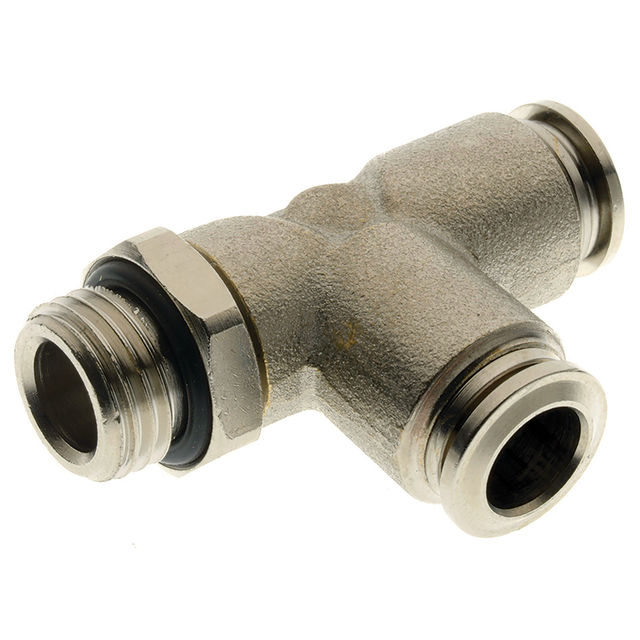 Aignep Swivel Run Tee Male Stud 10MM X 1/4 BSPP