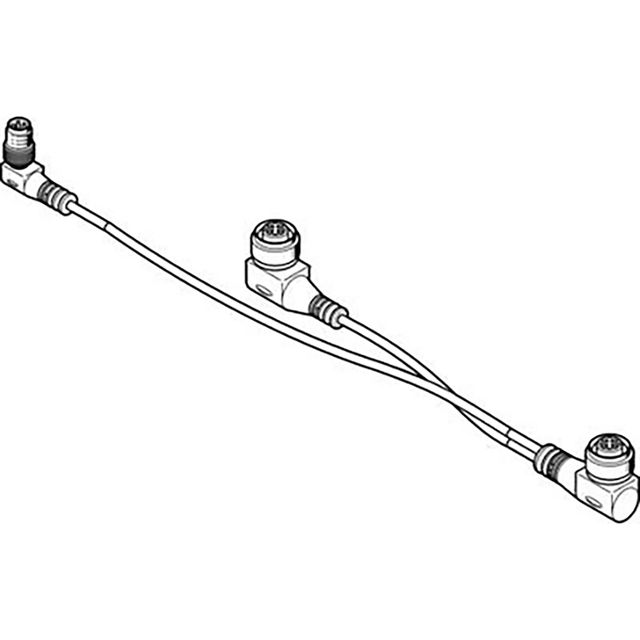Festo NEDV-L2R1-V7-M12W3-K-0.1L1-N-M8W4-0.2R1