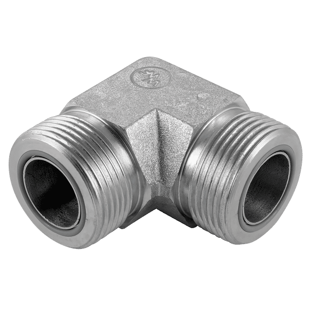 Burnett & Hillman 9/16"ORFS Equal M/M 90 Forge COMPCT Elbow