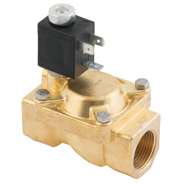 ACL 1/2" BSPP 2/2 N/O Brass Solenoid VALVEVE 230V DC