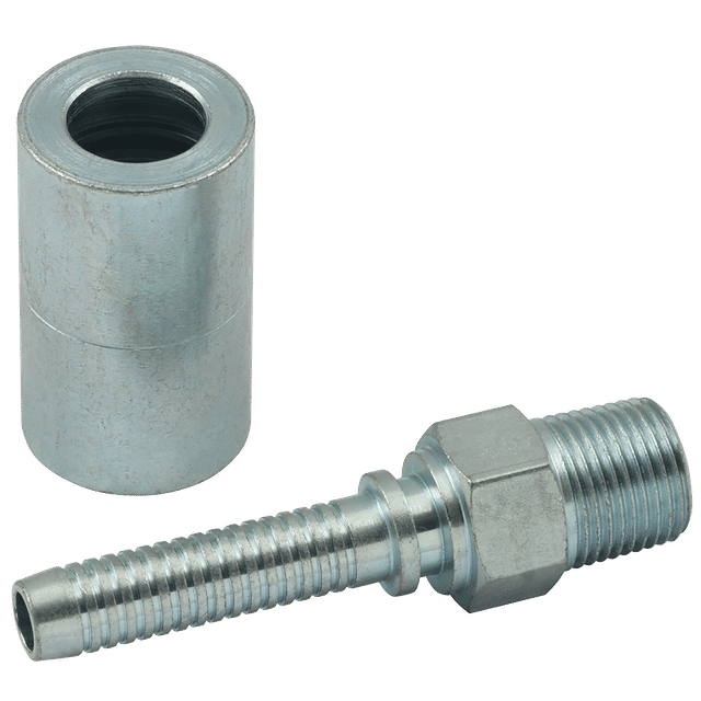 Eagle Pro 3/8" NPT Male Hose Fitting NPT Male Insert & Ferrule