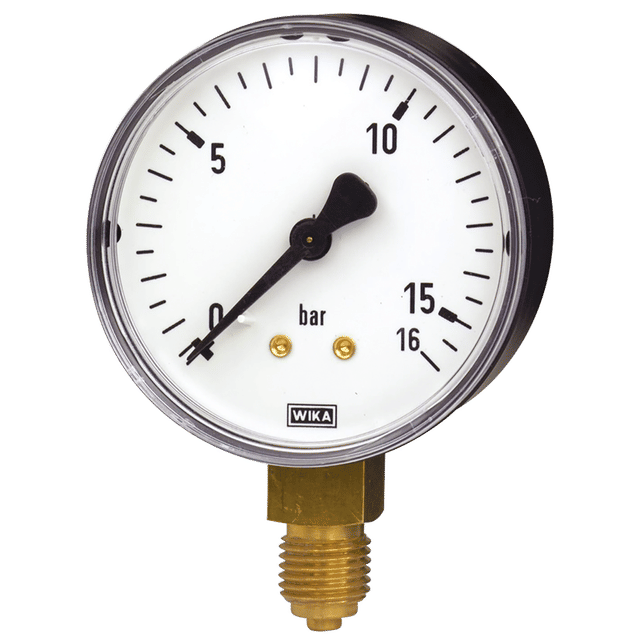 WIKA 0-20 Bar 50MM 1/8" BSPP Bottom ABS Gauge