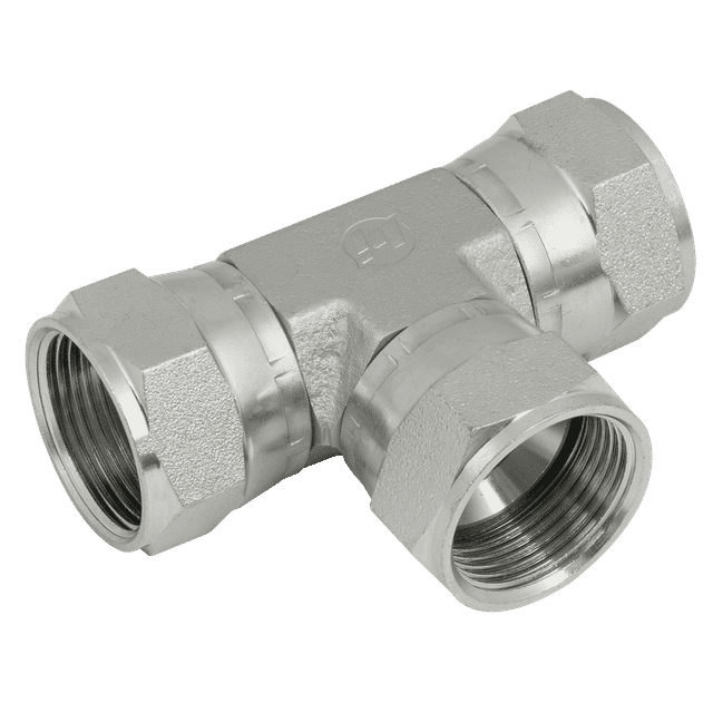 Brennan 1/2" JIC Swivel Female Tee Steel