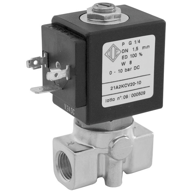 Camozzi Direct Actuator Solenoid Valve 1/4"