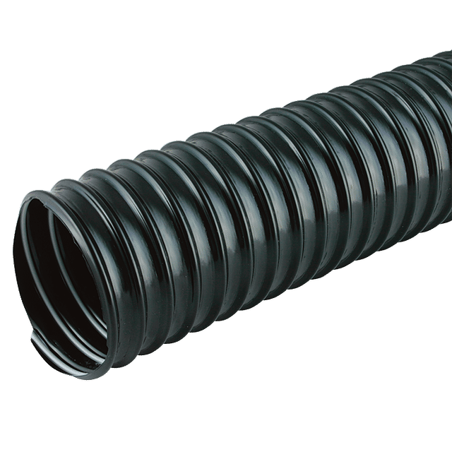 Masterflex 25MM X 10M Black Light Duty PVC Ducting