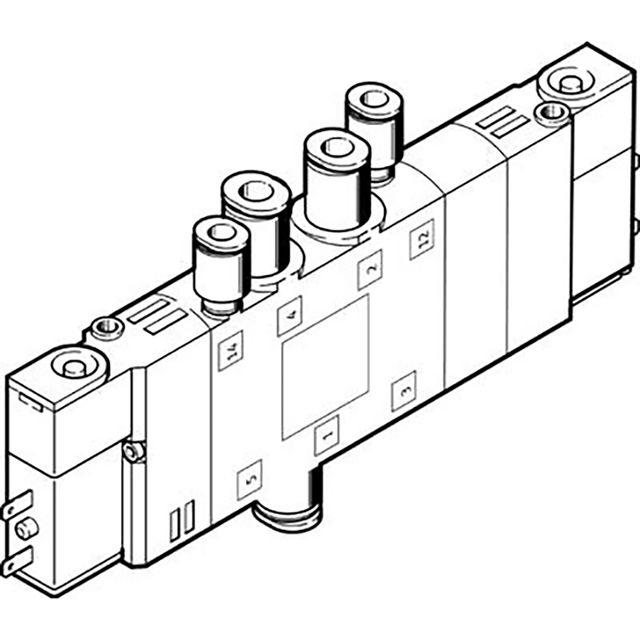 Festo CPE14-M1BH-5/3BS-QS-6 Solenoid Valve