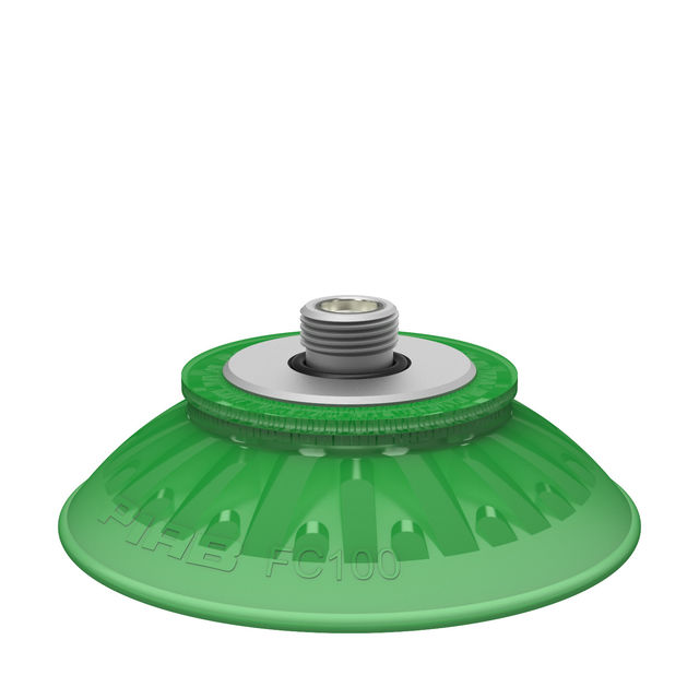 Piab Suction cup FC100P Polyurethane 60 thread insert G3/8" male, mesh filter