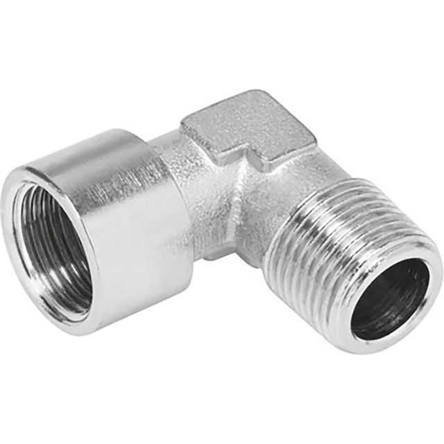 Festo 1/2" BSPT Male X 1/2" BSPP Female Equal 90° Elbow Sold in Multiples Of 10 Only
