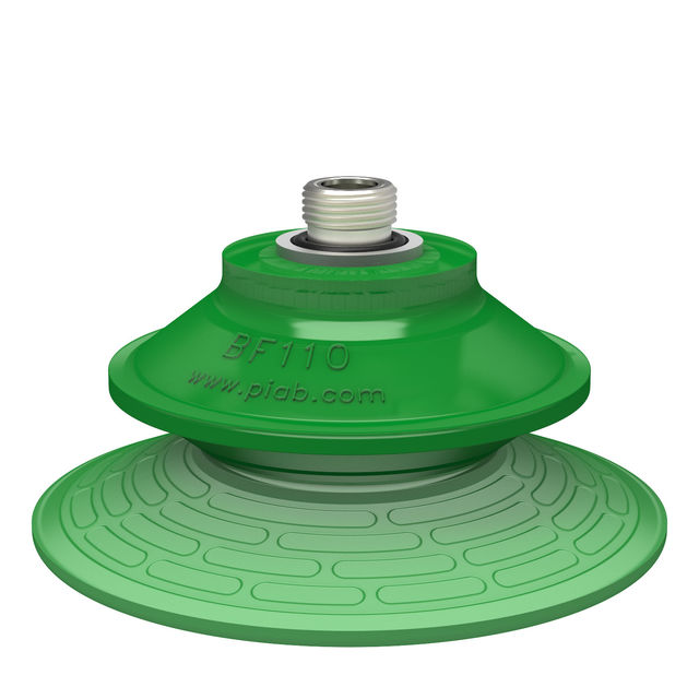 Piab Suction cup BF110P Polyurethane 60 thread insert G3/8" male, mesh filter