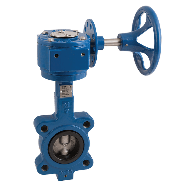 FT Pro 14" PN16 L+T Butterfly Valve DI/SS/NBR Gear Operated