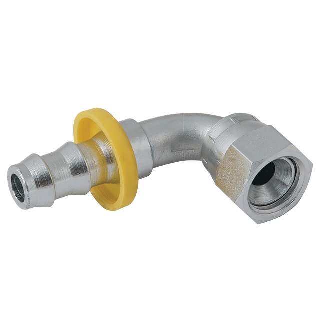 Parker 7/8" JIC Female Hydraulic PUSH-LOK 82 Series Fitting 90Â° Elbow