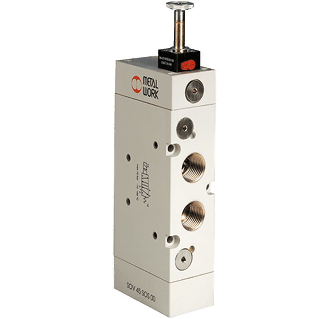 Metal Work S70 Valve 3/8 5/2 Sol/SPR Ass