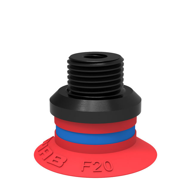 Piab Suction cup F20 Silicone G1/8" male/M5 female PA