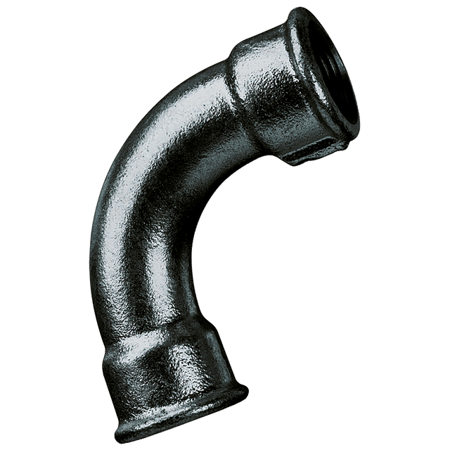 FT Pro 1" BSPP Female Equal 90 Bend Black