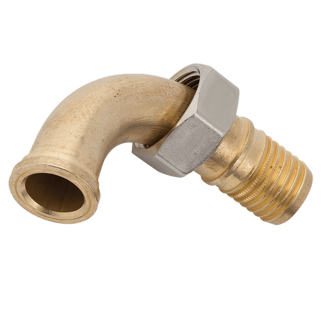 FT Pro 1" BSPP Female Hose Tail Elbow