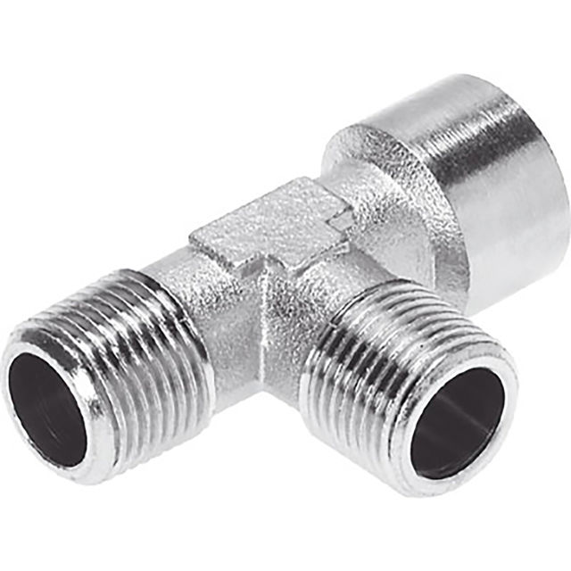 Festo 1/8" BSPT Male X 1/8" BSPP Female Tee Sold in Multiples Of 10 Only