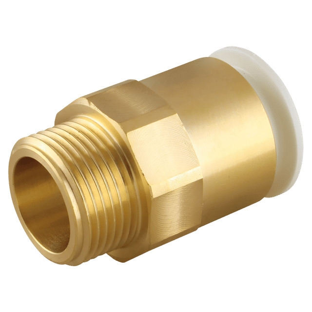 John Guest 15MM X 1/2" Brass Male Coupler