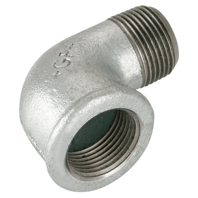 GF 1/2" BSP/T Male/Female Elbow 90° Galvanised GF92G
